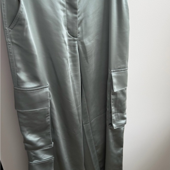 H&M Sleek Satin Cargo Pants - Picture 2 of 2